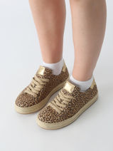 Sneakers Uit Leder Gabor Goud women 32-vue-porte